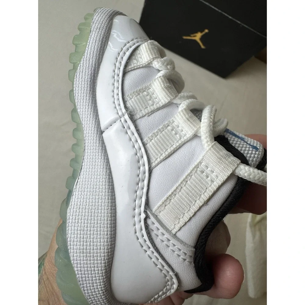 Jordan 11 Retro Low Legend‎ Blue White Black Toddler Sneakers 4C 505836-117